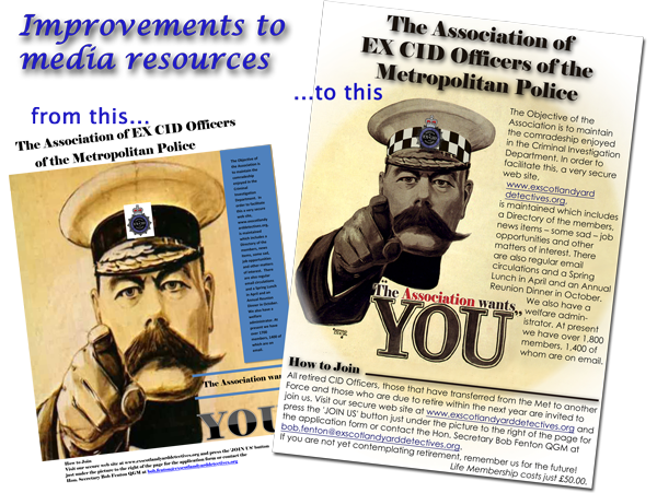 Lord Kitchener Poster for Ex CID Association